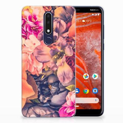 Nokia 3.1 Plus TPU Case Bosje Bloemen