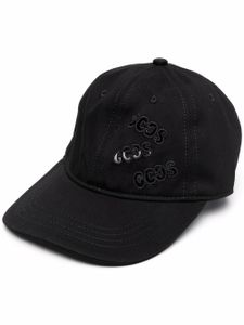 GCDS casquette à logo brodé - Noir