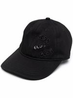 GCDS casquette à logo brodé - Noir - thumbnail