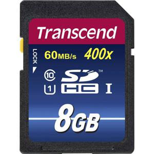 Transcend Premium 400 SDHC-kaart Industrial 8 GB Class 10, UHS-I