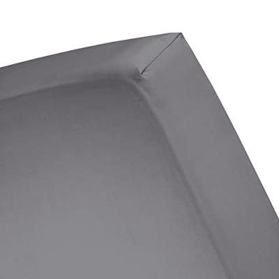 Cinderella Hoeslaken Basic Katoen 30cm Hoekhoogte - anthracite 120x200cm