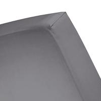Cinderella Hoeslaken Basic Katoen 30cm Hoekhoogte - anthracite 120x200cm