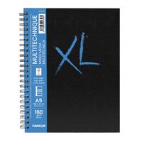 Schetsboek Canson Mix Media XL A5 60v 160gr spiraal