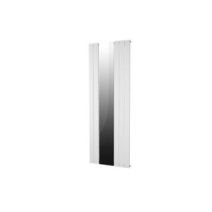 Plieger Designradiator Cavallino Retto Specchio 773 Watt Middenaansluiting 180x60,2 cm Mat Zwart