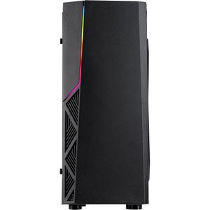 Inter-Tech B-02 RGB Tower PC-behuizing Zwart