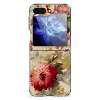 TPU Case voor Samsung Galaxy Z Flip 6 Bloemen - thumbnail