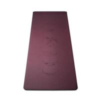 Yogi & Yogini Aubergine Yogamat - PU en Natuurlijk Rubber