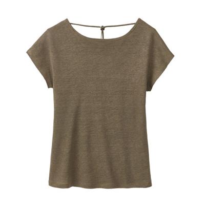 Linnen-jersey shirt, kwarts 40/42