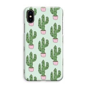 Cactus Lover: iPhone XS Max Volledig Geprint Hoesje