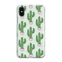 Cactus Lover: iPhone XS Max Volledig Geprint Hoesje - thumbnail