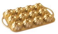 Nordic Ware Bakvorm Braided Bundtette Goud - 12 stuks