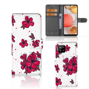 Samsung Galaxy A42 5G Hoesje Blossom Red