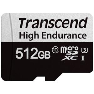 Transcend USD350V microSD-kaart Retail 512 GB UHS-I, Class 10, v30 Video Speed Class