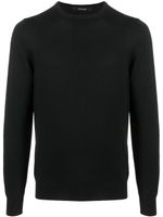 Tagliatore fine-knit virgin-wool jumper - Noir