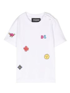 DSQUARED2 KIDS t-shirt à imprimé graphique - Blanc