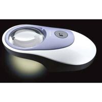 Eschenbach 158620 LED POWERLUX Vergrootglas Met LED-verlichting Vergrotingsfactor: 5 x Lensgrootte: (Ø) 58 mm Wit