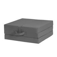 20% korting - Leen Bakker - Opvouwbaar Matras Rumba - Antraciet - 70x190x9 Cm - Polyether - Grijs