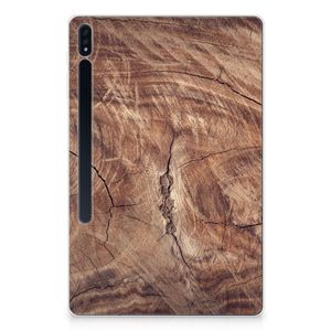 Samsung Galaxy Tab S7 Plus | S8 Plus Silicone Tablet Hoes Tree Trunk