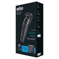 Braun BeardTrimmer 5 Baardtrimmer Series 5 BT5420, Trimmer Voor Heren met Stylingtools en 100 Minuten Gebruiksduur - thumbnail