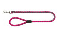 TRIXIE 143411 1 m Fuchsia, Grafiet Hond Standaard riem