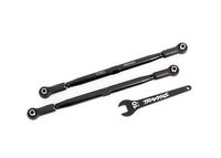 Traxxas - Toe links, 202.5mm (187.5mm center to center) (black) (2) (TRX-7897A) - thumbnail