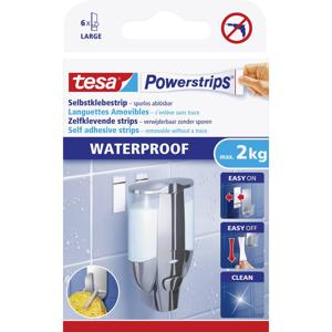 tesa POWERSTRIPS® Dubbelzijdig plakband Wit Inhoud: 6 stuk(s)