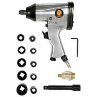 VOREL vidaXL 16-delige Pneumatische accessoireset 1/2''