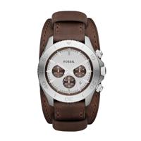 Horlogeband Fossil CH2857 Onderliggend Leder Bruin 22mm - thumbnail