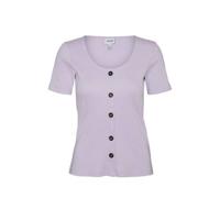 VERO MODA top VMHELSINKI met biologisch katoen lila