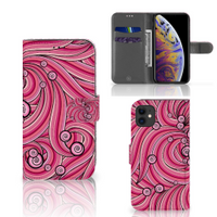 Apple iPhone 11 Hoesje Swirl Pink - thumbnail