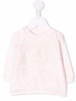 Kenzo Kids sweat à logo brodé - Rose