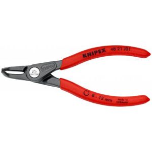 Knipex 48 21 J01 Precisie-borgveertang Geschikt voor borgringen Binnenringen 8-13 mm Puntvorm 90° haaks