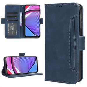 Cardholder Series Motorola Moto G Power 5G Portemonnee Hoesje - Blauw