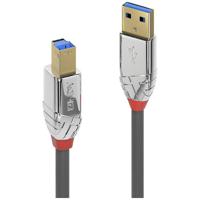 LINDY USB-kabel USB 3.2 Gen1 (USB 3.0 / USB 3.1 Gen1) USB-A stekker, USB-B stekker 3.00 m Grijs 36663 - thumbnail