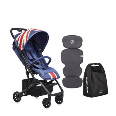 Easywalker MINI buggy XS Union Jack Vintage + gratis Summer inlay en transporttas