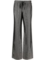 Zadig&Voltaire pantalon évasé à Pomy motif en jacquard - Gris