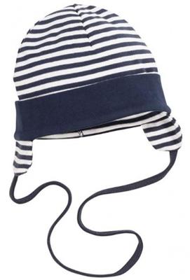 Schnizler babymuts met oorkleppen katoen