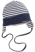 Schnizler babymuts met oorkleppen katoen