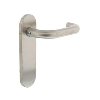 Deurkruk Rond op blind kortschild RVS Deurkruk Rond op blind kortschild RVS