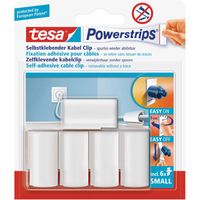 30x Tesa kabelclips/klemmen Powerstrips Klusbenodigdheden