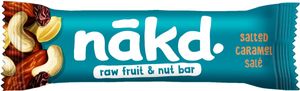 Nakd Salted Caramel, reep van 35 g, pak van 18 stuks