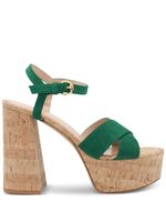 Gianvito Rossi sandales Bellis 120 mm en cuir - Vert