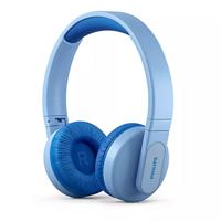 PHILIPS Kids Draadloze on-ear-koptelefoon, draadloze koptelefoon voor kinderen met Bluetooth met gelimiteerd volume, 28 uur afspeeltijd, kleurrijk ontwerp & lichtgewicht, Blauw (Blue)