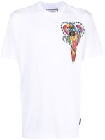 Philipp Plein t-shirt Hawaii SS à col rond - Blanc