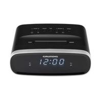 GRUNDIG Sonoclock 1100 wekker met radiofunctie, FM-tuner, wekfunctie, automatische slaapfunctie, sluimerfunctie, alarmsignaal, led-display, zwart