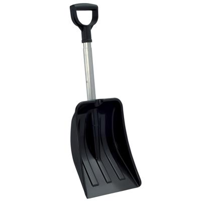 Compacte sneeuwschep / sneeuwschuiver zwart uitschuifbare steel 69 - 83 cm Compacte sneeuwschep / sneeuwschuiver zwart uitschuifbare steel 69 - 83 cm