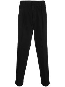 Zegna pantalon de jogging à coupe fuselée - Noir