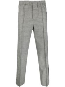 SAPIO N40 graphic-print straight-leg trousers - Gris