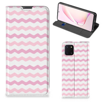 Samsung Galaxy Note 10 Lite Hoesje met Magneet Waves Roze - thumbnail