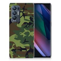 OPPO Find X3 Neo TPU bumper Army Dark - thumbnail